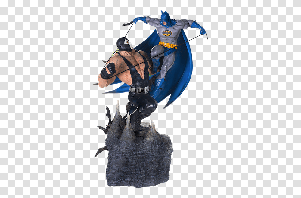 Dc Comics Batman Vs Bane Scale Diorama Statue, Person, Hand, Animal, Mammal Transparent Png