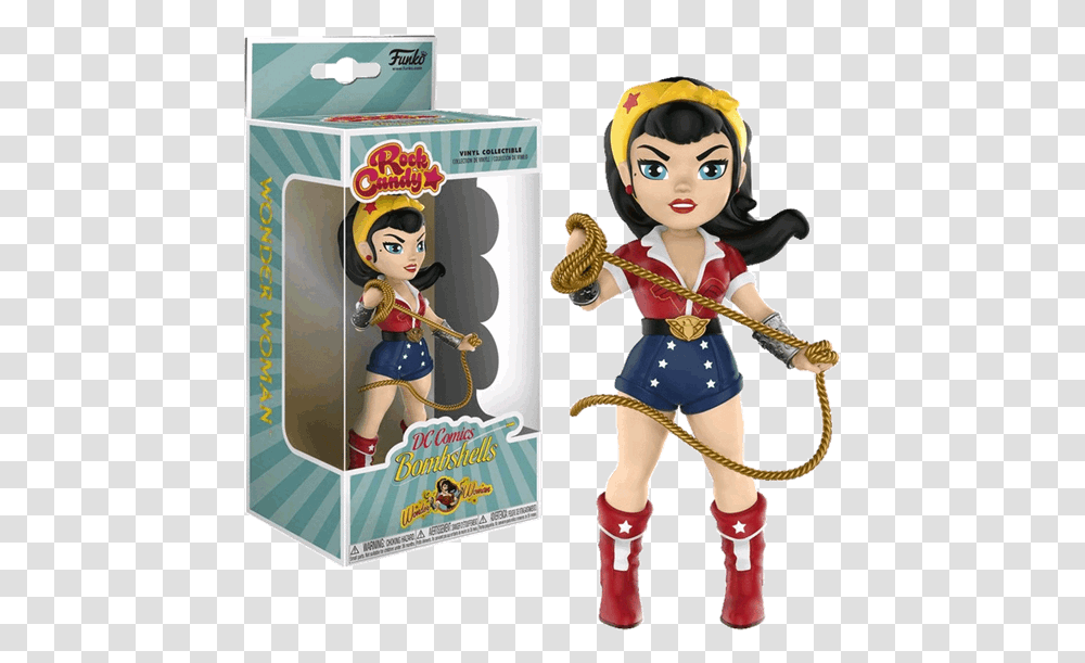 Dc Comics Bombshells Wonder Woman, Doll, Toy, Figurine, Person Transparent Png