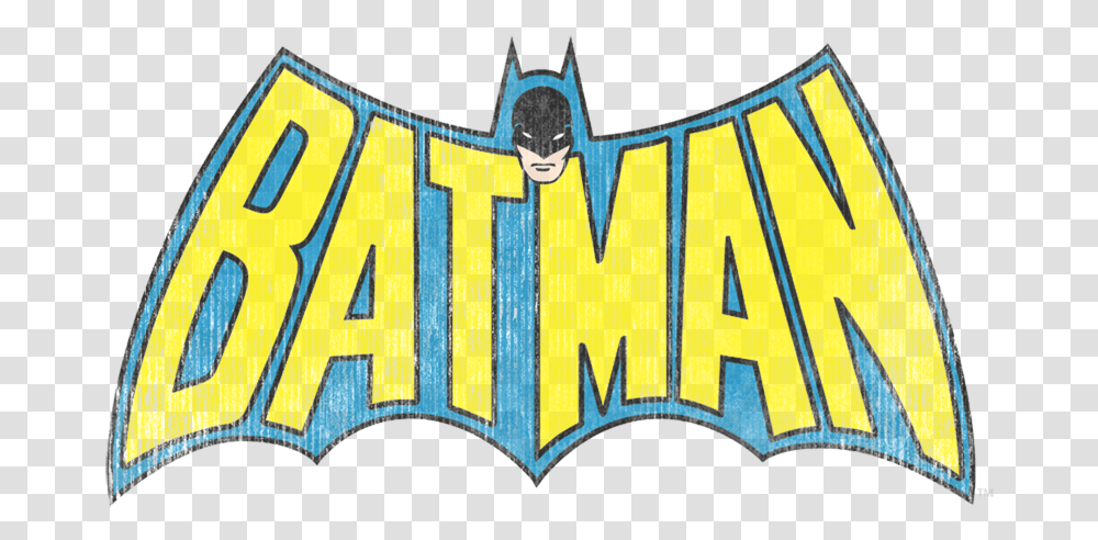 Dc Comics Classic Batman Logo Distressed Men's Regular Transparent Png