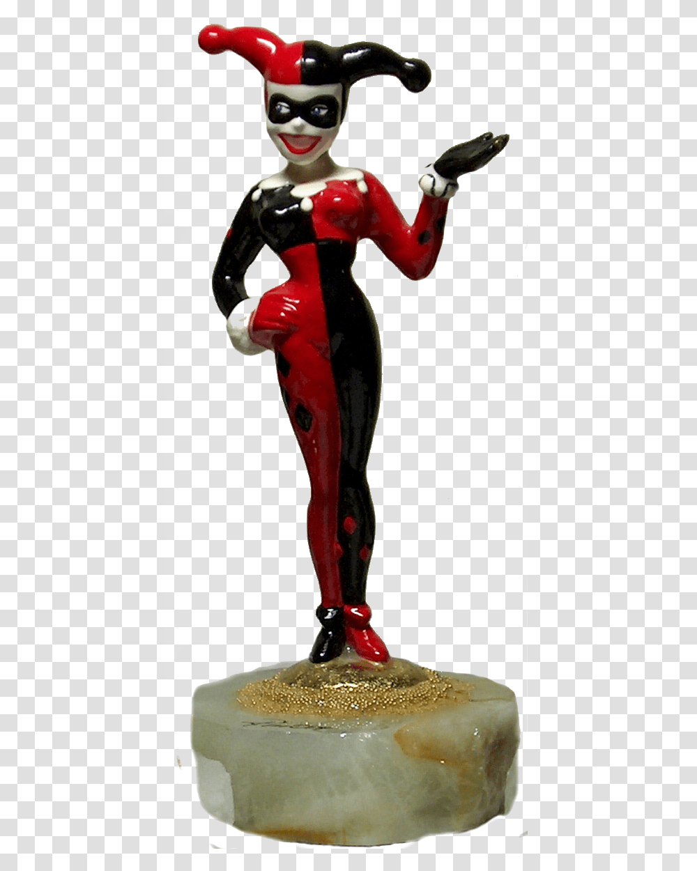 Dc Comics Collectible Harley Quinn Figurine Figurine, Toy, Latex Clothing, Mammal, Animal Transparent Png