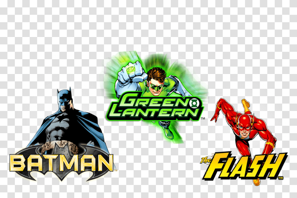 Dc Comics Games Green Lantern, Person, Human, Batman, Poster Transparent Png