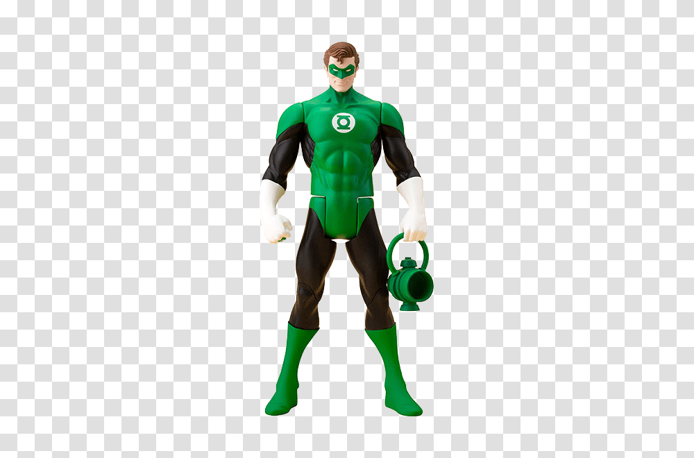 Dc Comics Green Lantern Classic Costume Artfx Statue Hero Stash, Person, Cape, Figurine Transparent Png