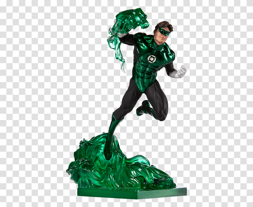 Dc Comics Green Lantern Statue By Iron Studios Green Lantern, Sunglasses, Accessories, Accessory, Person Transparent Png
