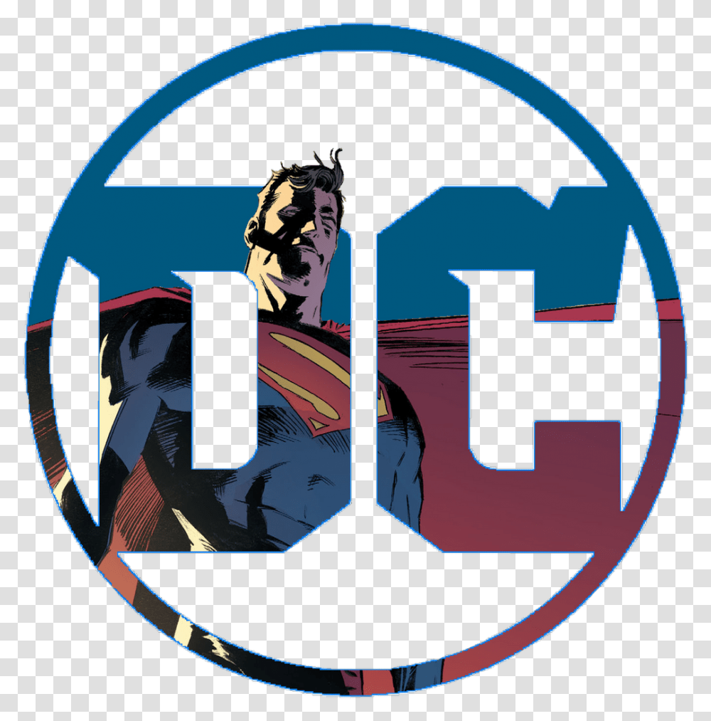 Dc Comics Logo Superman, Person, Label Transparent Png