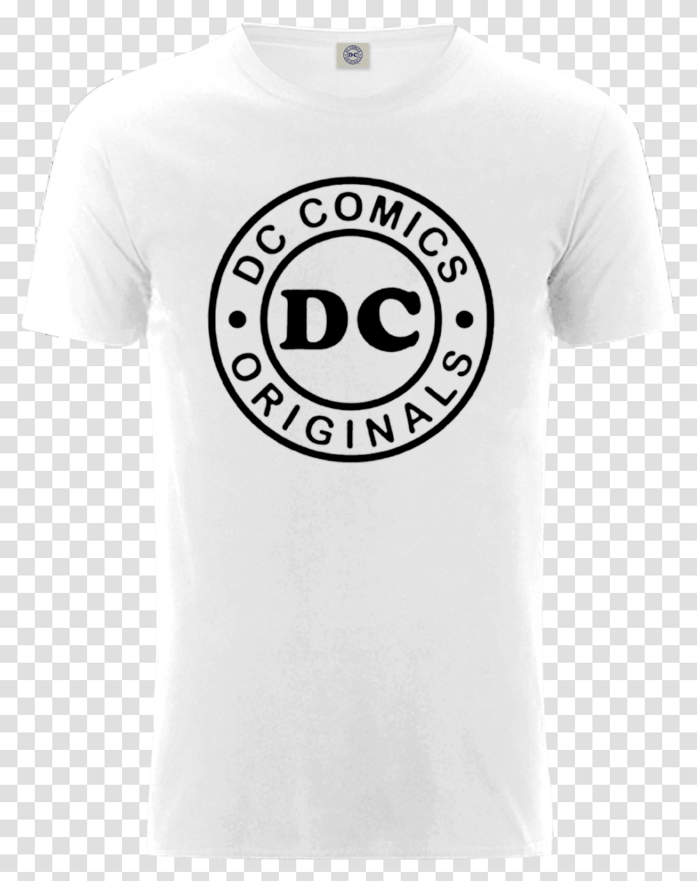 Dc Comics Logo T Shirt Active Shirt, Apparel, T-Shirt Transparent Png