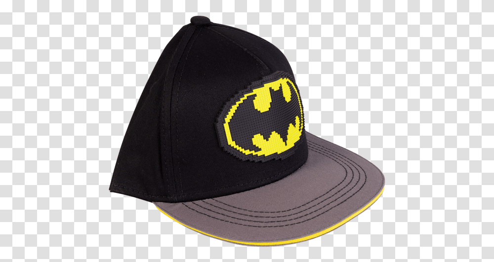 Dc Comics Pixel Batman Logo Cap Baseball Cap, Clothing, Apparel, Hat Transparent Png