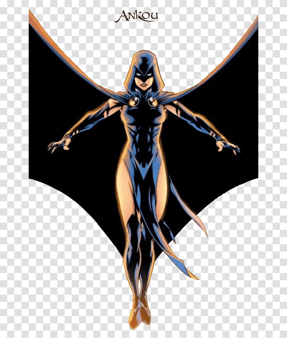 Dc Comics Raven Symbol Teen Titans 2003 Comic Raven, Bird, Animal, Bow, Spider Transparent Png