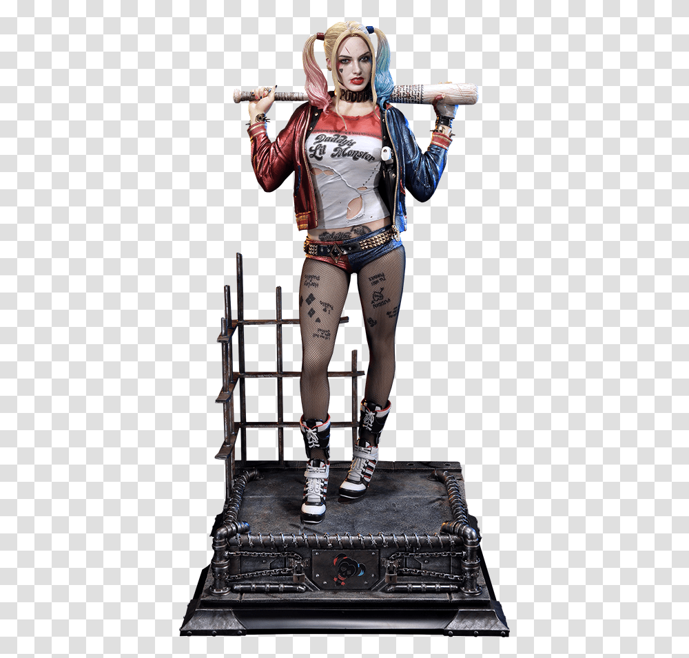 Dc Comics Statue Harley Quinn Prime 1 Harley Quinn, Person, Costume, Skin Transparent Png