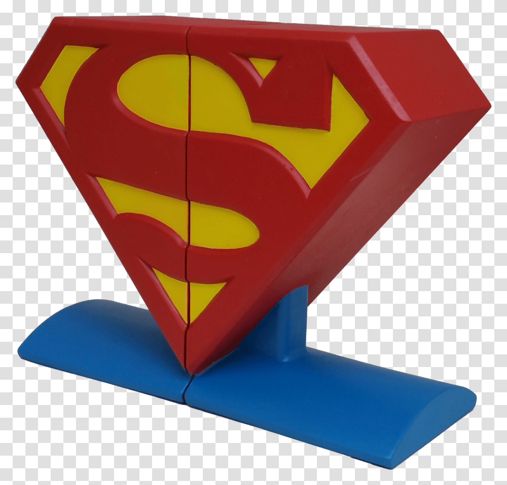 Dc Comics Superman Logo Bookends Superman Logo Bookends, Symbol, Text, Art, Metropolis Transparent Png