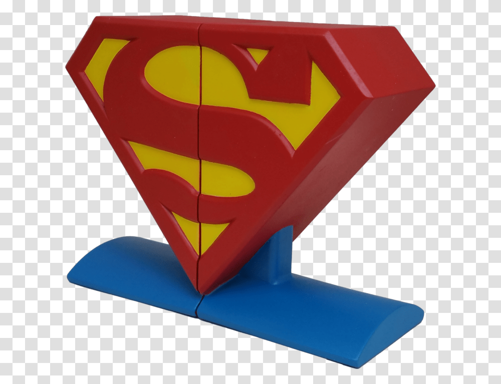 Dc Comics Superman Logo Bookends Superman Logo Dc Superman Logo Bookends, Triangle Transparent Png