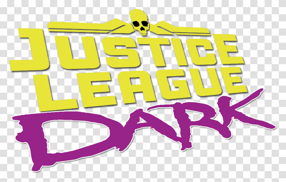 Dc Comics Universe Justice League Justice League Dark Comic Logo, Text, Label, Word, Sticker Transparent Png