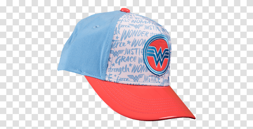 Dc Comics Wonder Woman Logo Blue Cap Baseball Cap, Clothing, Apparel, Hat Transparent Png