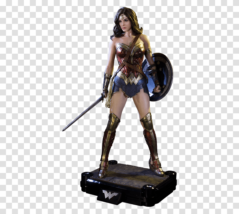 Dc Comics Wonder Woman Polystone Statue, Person, Costume, Figurine Transparent Png
