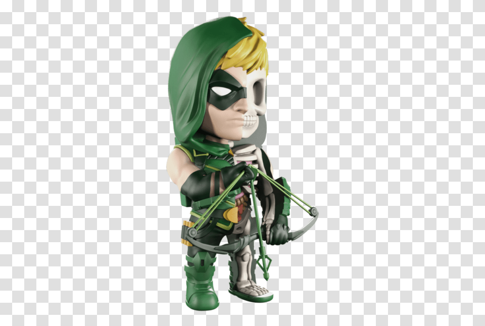 Dc Comics Xxray Figure Wave 6 Green Green Arrow, Toy, Person, Human, Costume Transparent Png