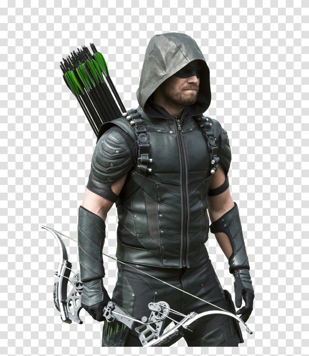 Dc Green Arrow Season 4 Arrow Costume, Clothing, Person, Bicycle, Jacket Transparent Png