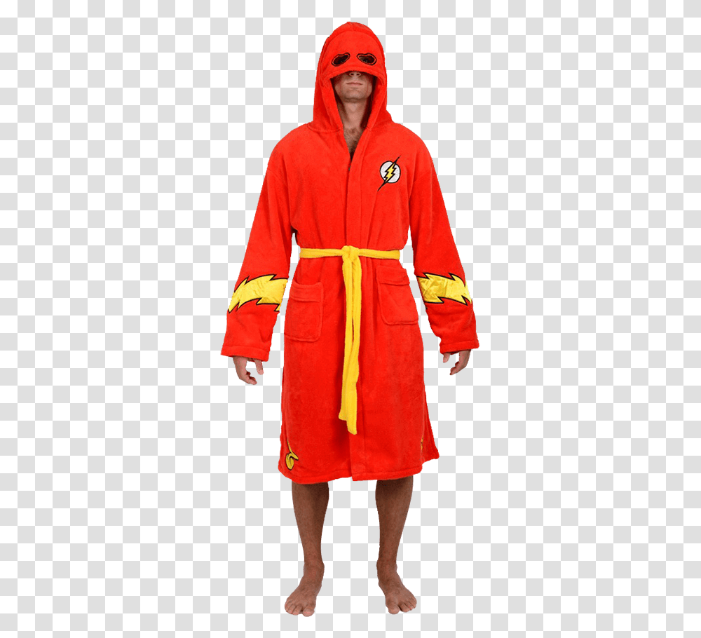 Dc Hooded The Flash Robe, Apparel, Fashion, Person Transparent Png