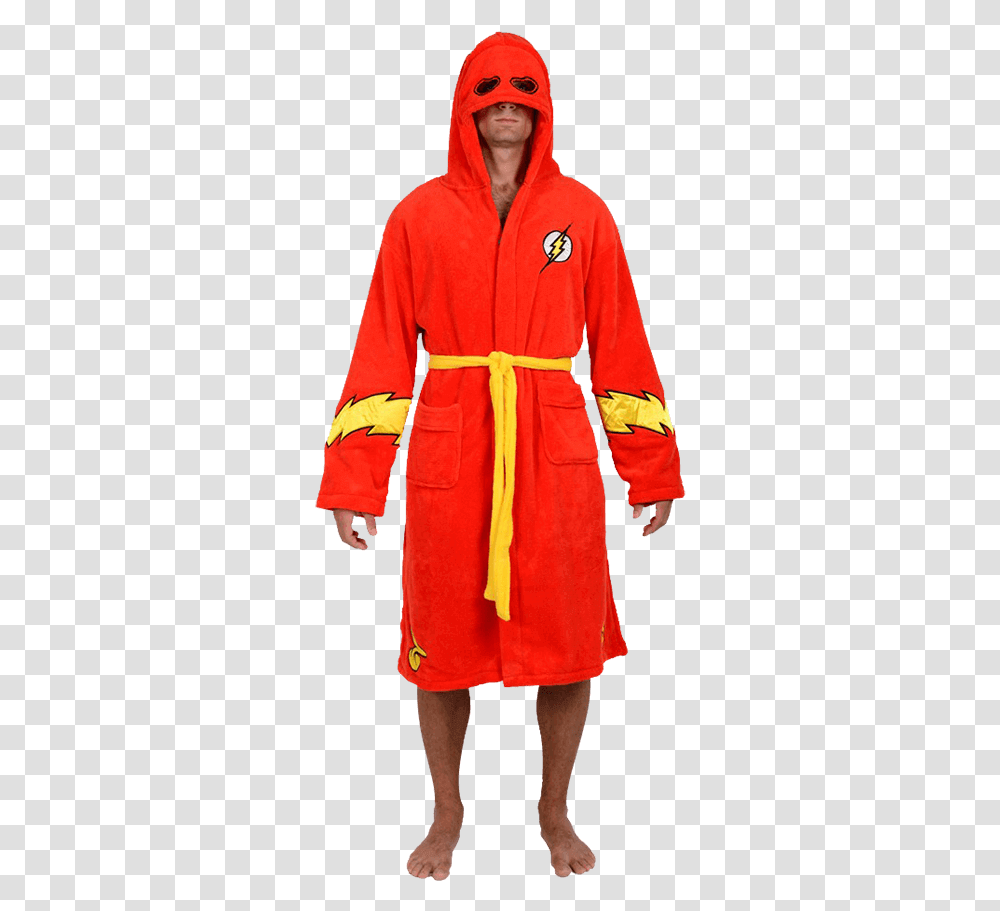 Dc Hooded The Flash Robe Costume, Apparel, Fashion, Person Transparent Png