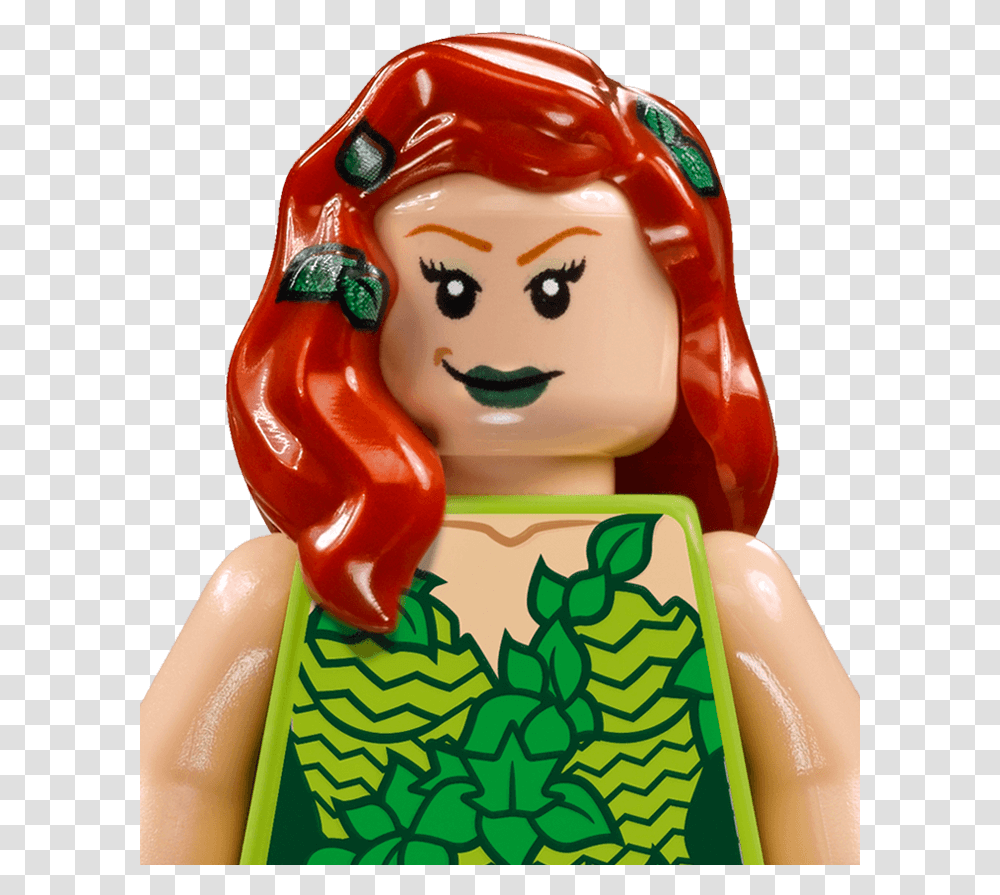 Dc Lego Poison Ivy, Figurine, Toy, Sweets, Food Transparent Png