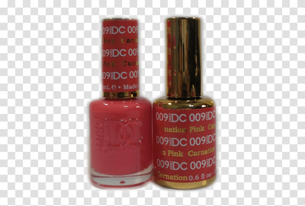 Dc Nail Lacquer And Gel Polish Dc009 Carnation Pink Esmalte En Gel Dnd, Cosmetics, Home Decor, Bottle, Lipstick Transparent Png