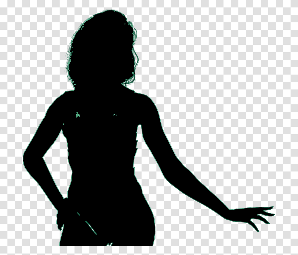 Dc Poison Ivy Injustice, Silhouette, Person, Back Transparent Png