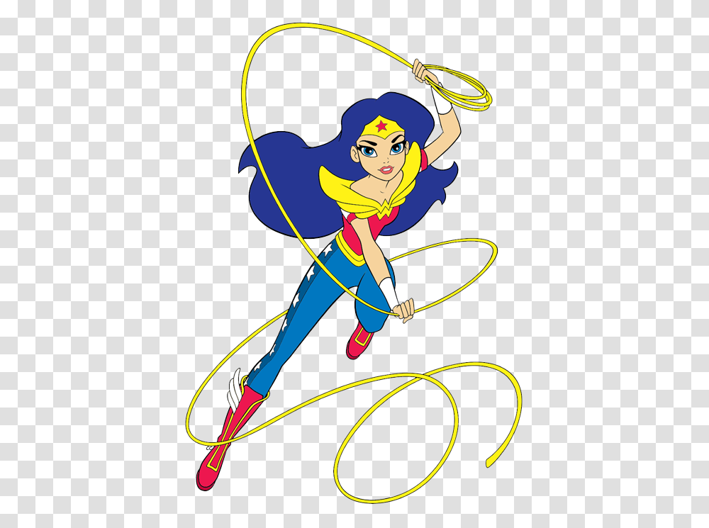 Dc Super Hero Girls Clip Art Cartoon Clip Art, Sport, Sports, Leisure Activities, Bow Transparent Png
