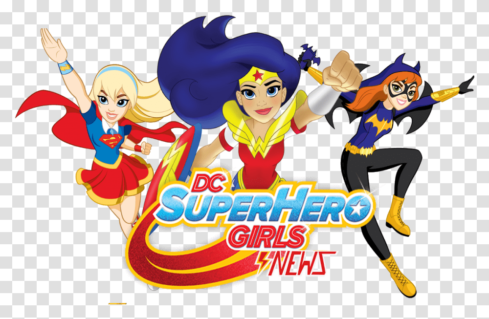 Dc Super Hero Girls News Dc Superhero Girls Batgirl Wonder Woman, Person, Crowd Transparent Png