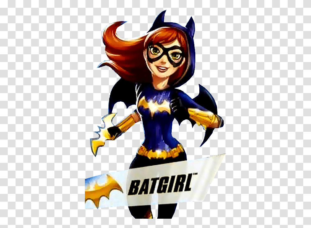 Dc Superhero Girls Batgirl Dibujo, Person, Pet Transparent Png