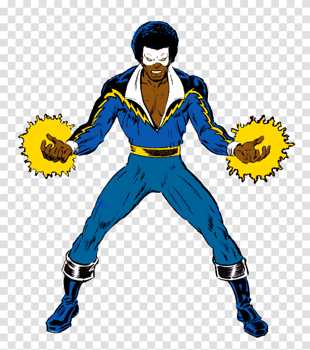 Dc Tony Isabella Issue Statment On Black Lightning First, Person, Helmet Transparent Png