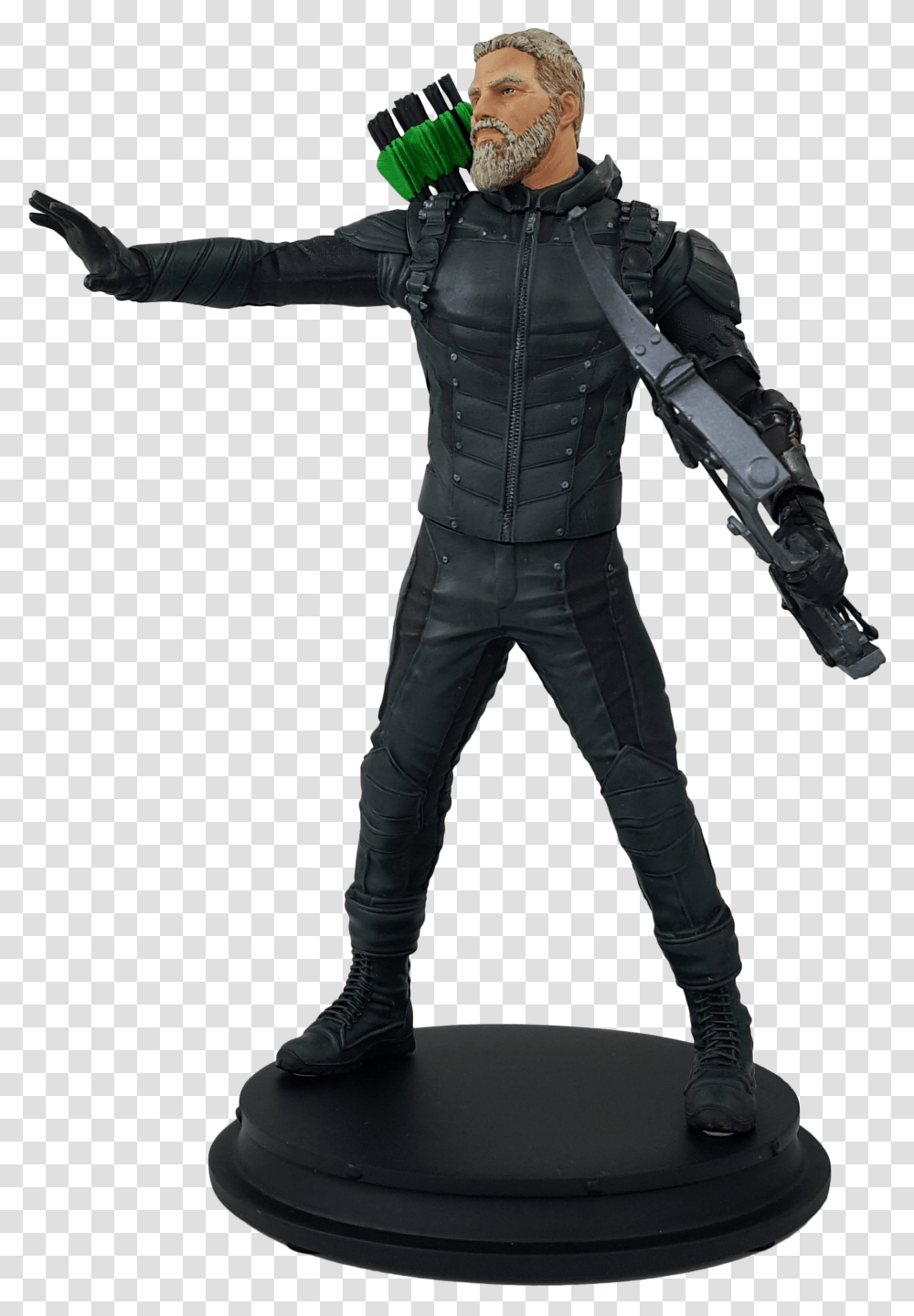 Dc Tv The Once And Future Flash 19 Scale Polystone Deluxe Tall Is Green Arrow, Person, Human, Ninja, Clothing Transparent Png