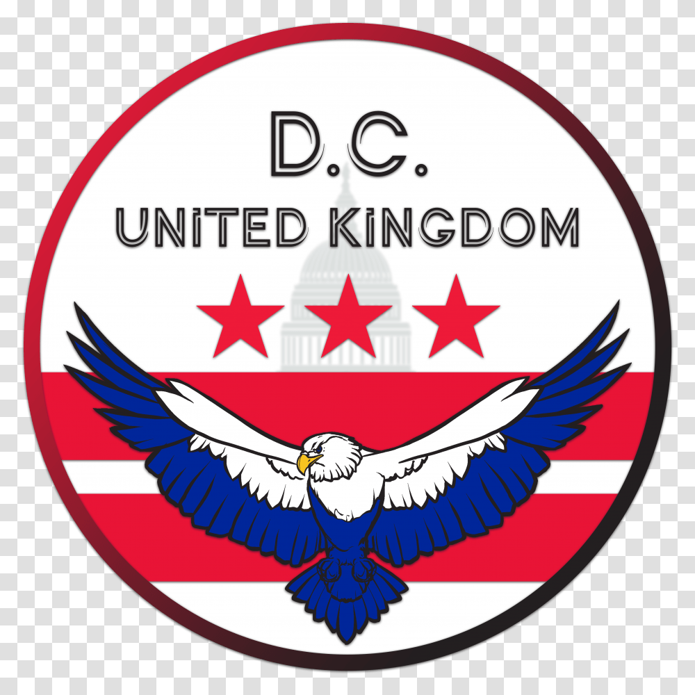 Dc United Kingdom D.c. United, Logo, Trademark, Badge Transparent Png