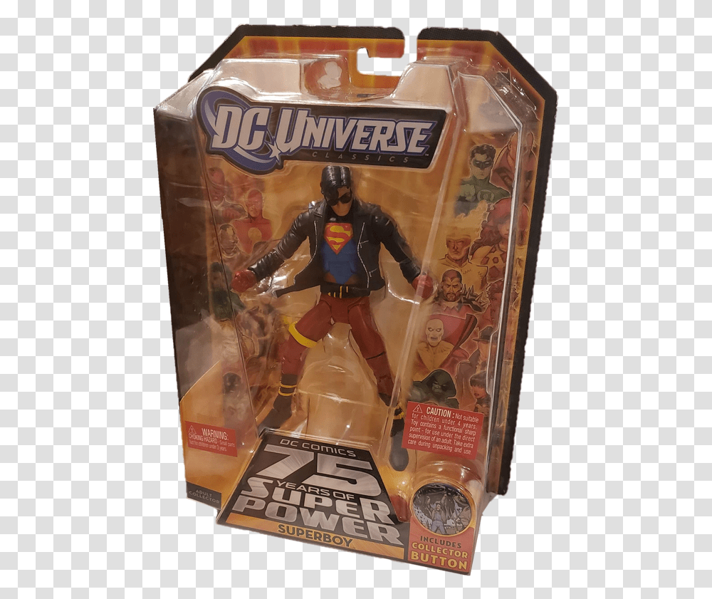 Dc Universe Classics Wave 13 Superboy Figure Dc Universe Classics Wave, Person, Human, Arcade Game Machine, Helmet Transparent Png