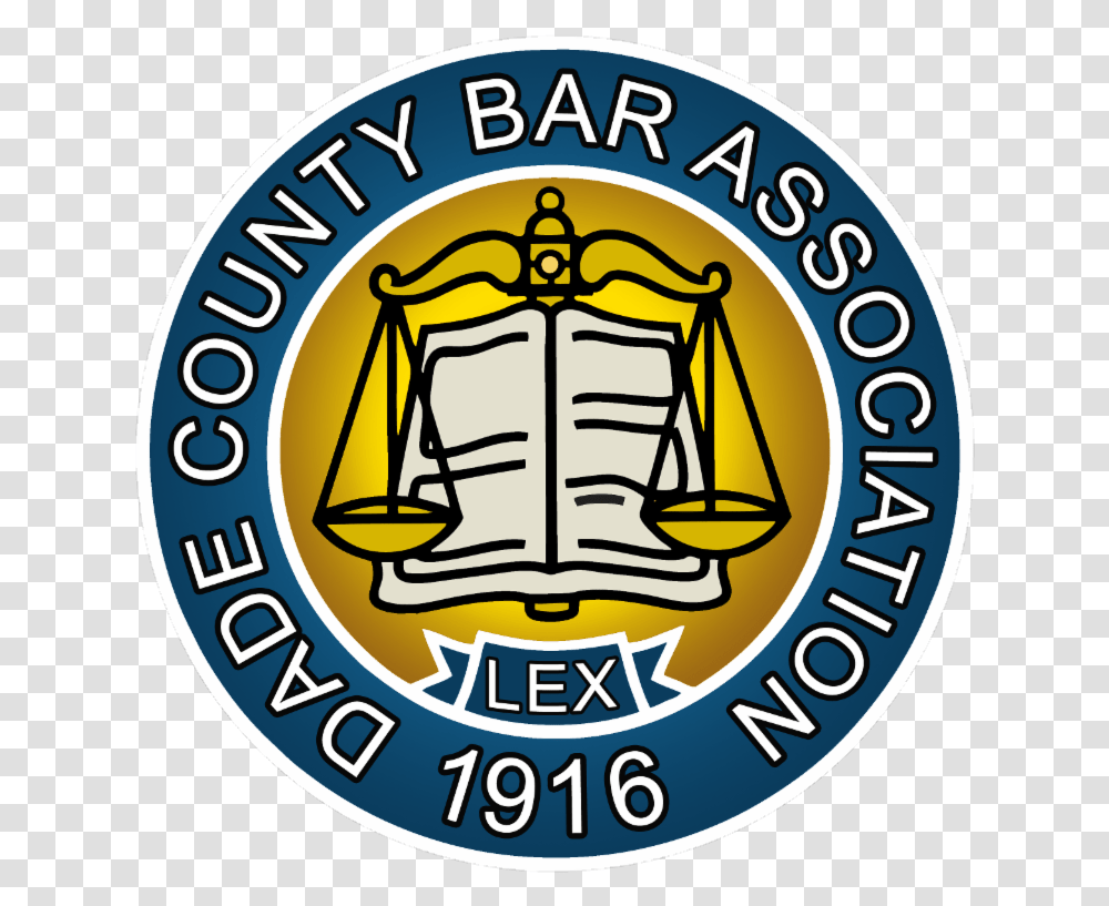 Dcba Seal Dade County Bar Association, Logo, Trademark, Badge Transparent Png