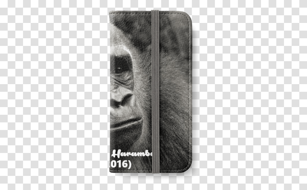Dcks Out For Harambe Iphone Wallet Macaque, Ape, Wildlife, Mammal, Animal Transparent Png