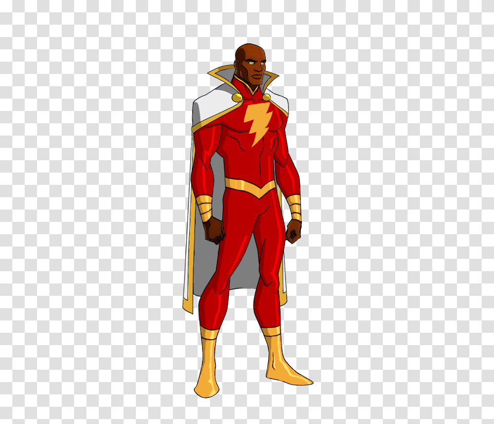 Dcnew Earth Captain Marvel Animated, Person, Costume, Fireman Transparent Png