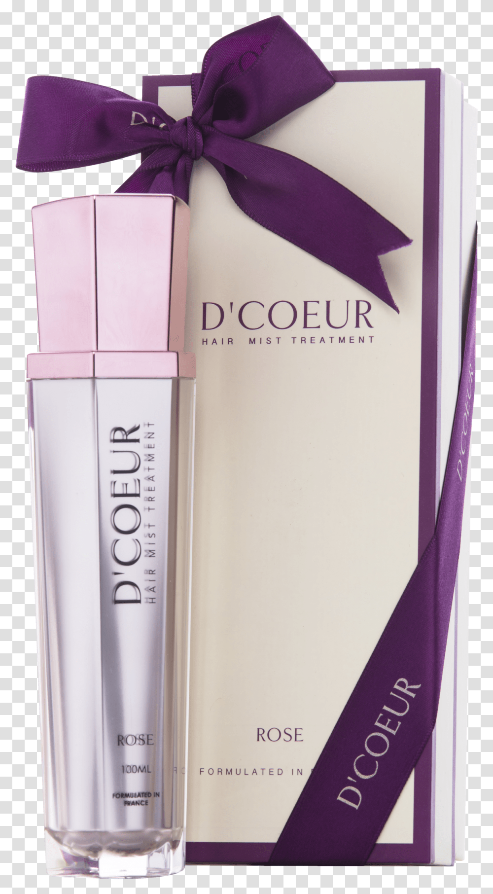 Dcoeur 2 D Coeur Hair Perfume Treatment, Book, Bottle, Cosmetics, Aftershave Transparent Png