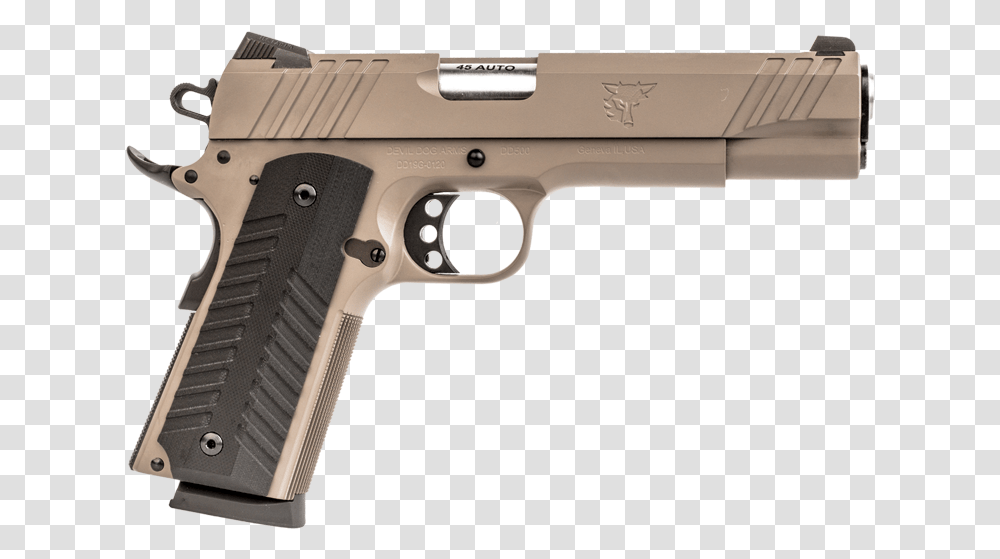 Dda 1911 5 Fde Devil Dog Arms, Gun, Weapon, Weaponry, Handgun Transparent Png