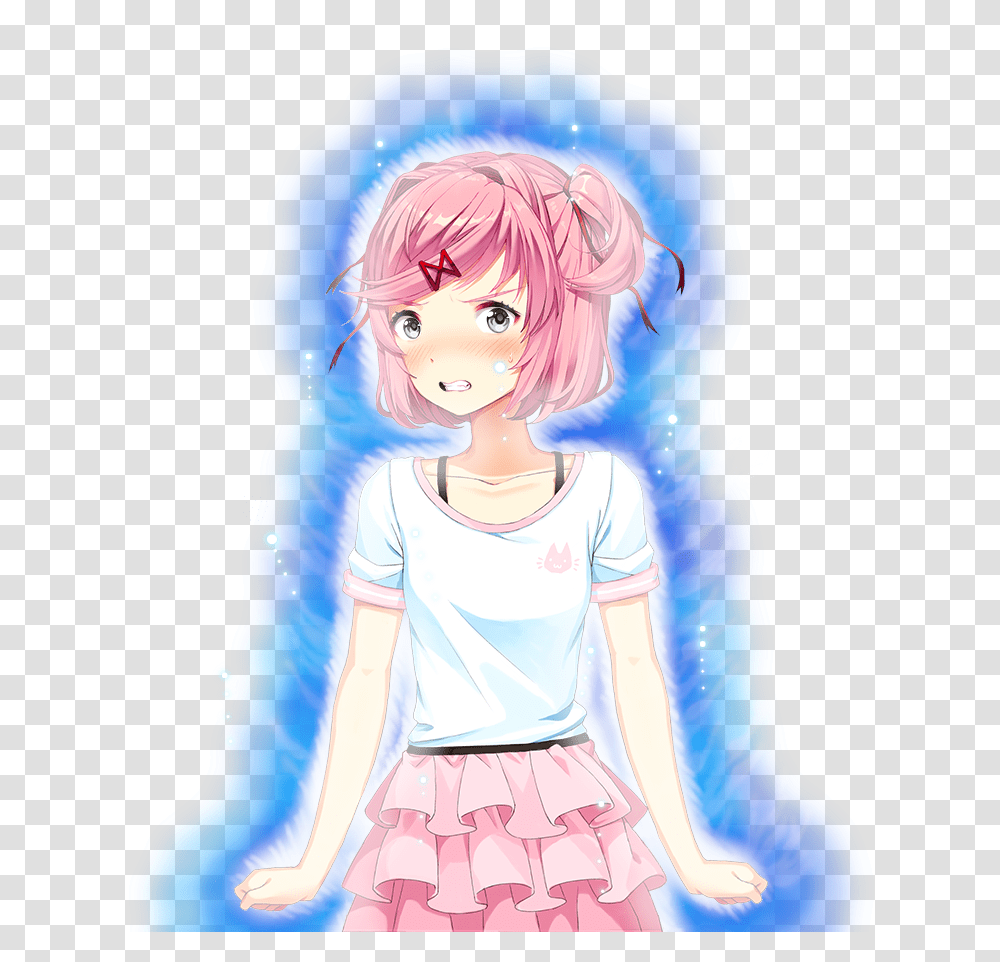 Ddlc Natsuki Casual Outfit, Person Transparent Png