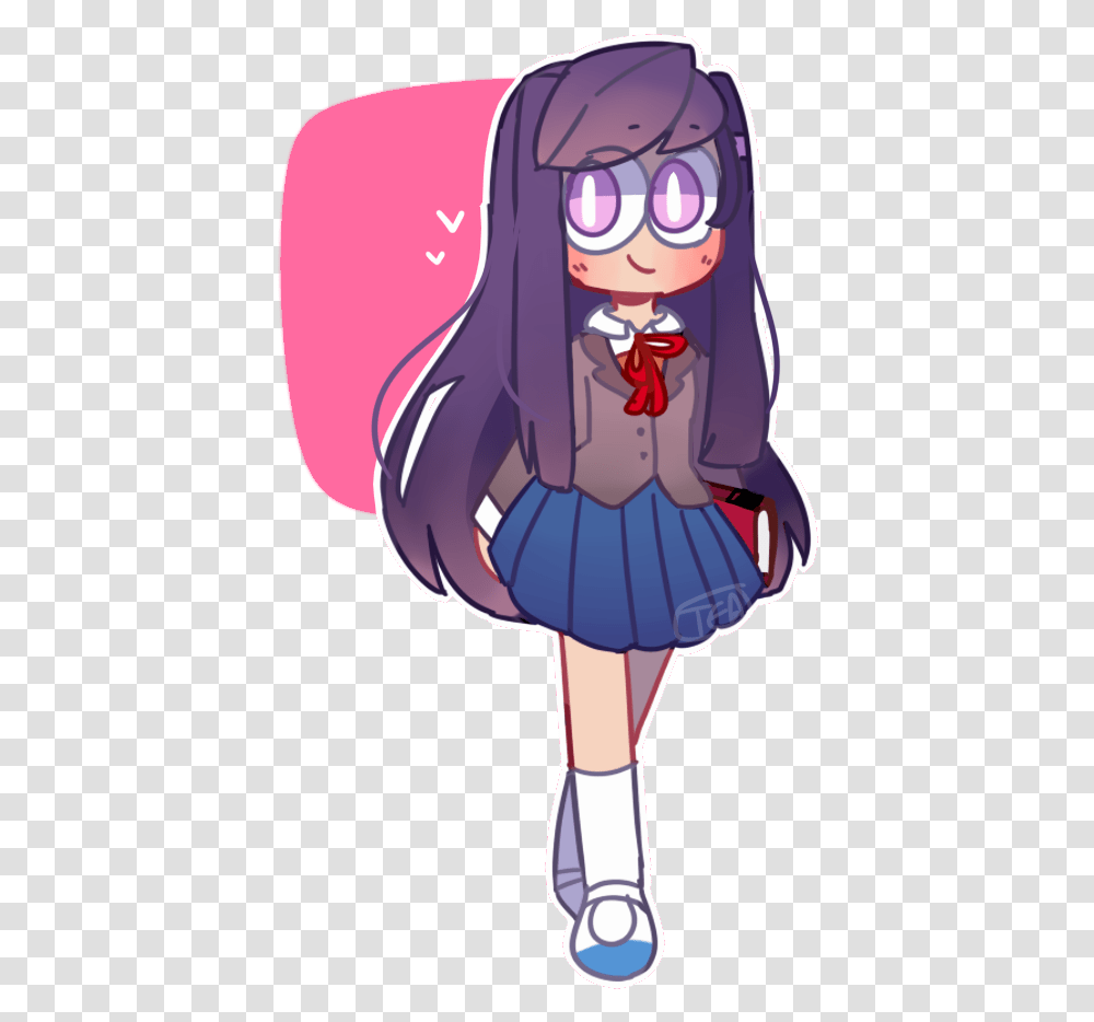 Ddlc Yuri, Clothing, Apparel, Comics, Book Transparent Png