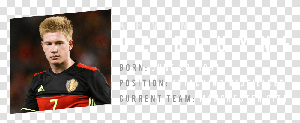 De Bruyne Athlete, Person, Face Transparent Png