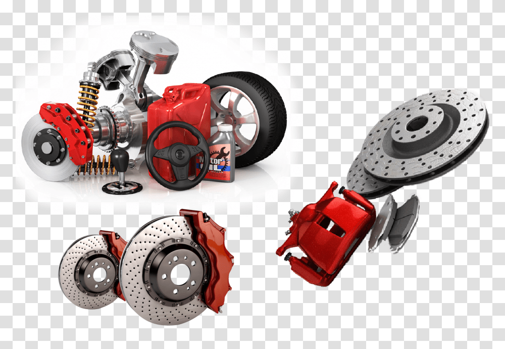 De Carro 3d, Machine, Wheel, Brake, Motor Transparent Png