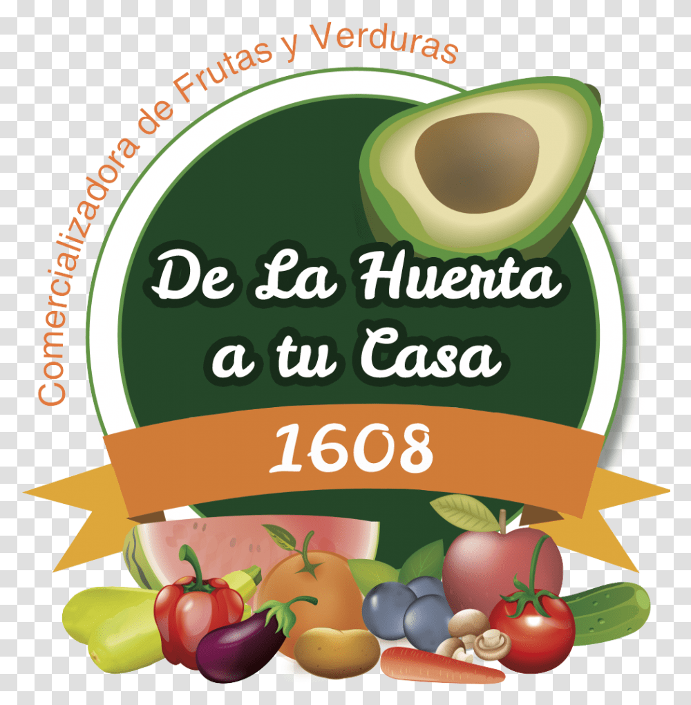 De La Huerta A Tu Casa, Plant, Fruit, Food, Birthday Cake Transparent Png