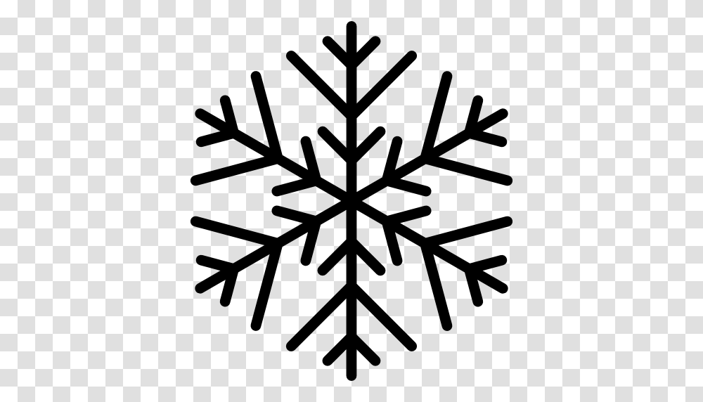 De Los Copos De Nieve Descargar Iconos Gratis, Stencil, Snowflake, Cross Transparent Png