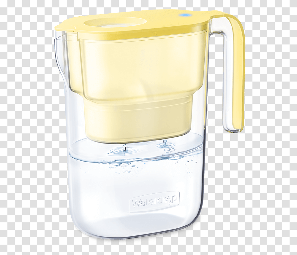 De Lovely 5cup Water Filter Pitcher Yellow Serveware, Jug, Mixer, Appliance, Water Jug Transparent Png
