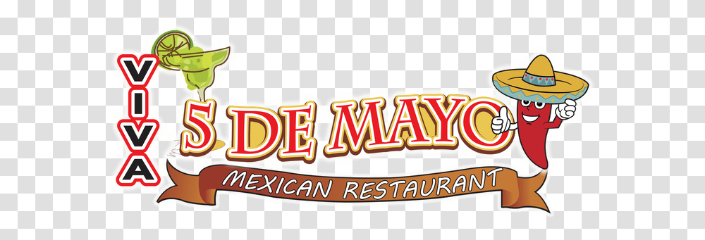 De Mayo Mexican Restaurant Logo Cartoon, Meal, Food, Word Transparent Png