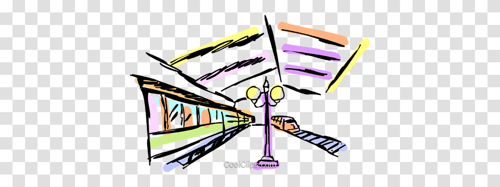 De Metro Livre De Direitos Vetores Clip Art, Railway, Transportation, Train Track, Cutlery Transparent Png