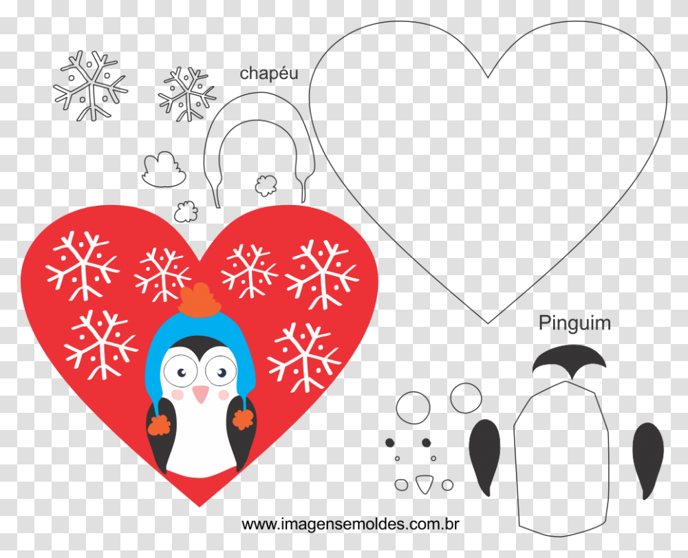 De Natal Para Imprimir, Heart, Bird, Animal, Paper Transparent Png