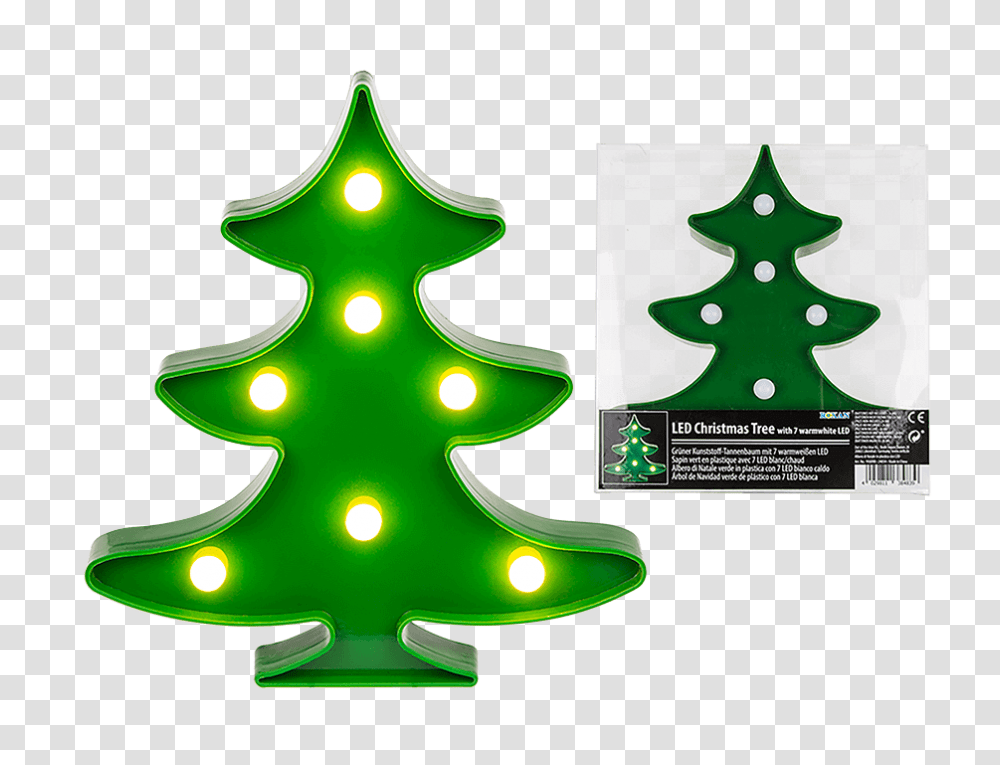 De Navidad Verde De Con Led Blanca, Tree, Plant, Ornament, Christmas Tree Transparent Png