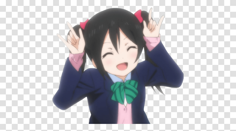 De Nico Yazawa Love Live School Idol Project Nico, Comics, Book, Manga, Person Transparent Png