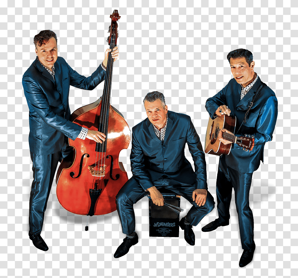 De Swingers Mobile Band Music Wedding Acoustic Band, Person, Human, Musician, Musical Instrument Transparent Png