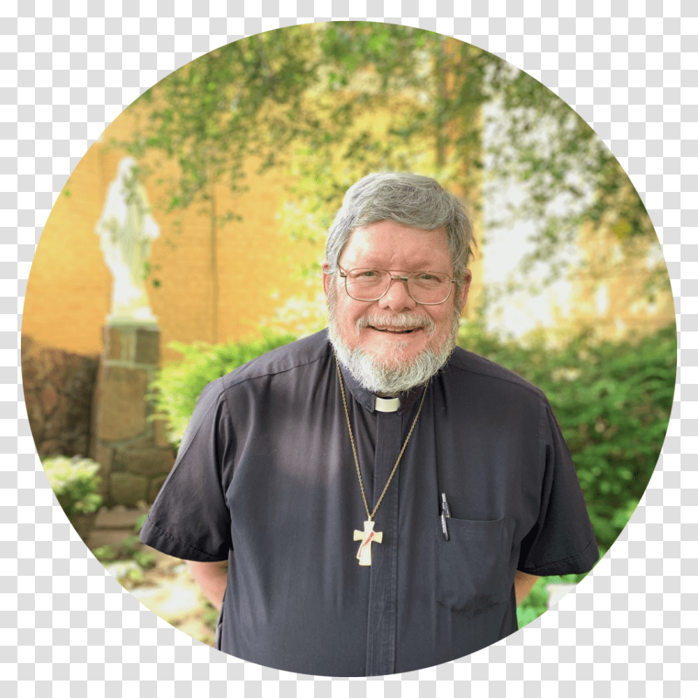 Deacon David Circle, Person, Human, Priest, Bishop Transparent Png